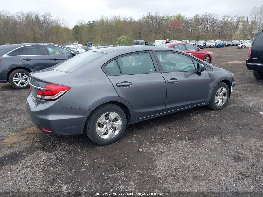2014 Honda Civic Lx VIN: 2HGFB2F53EH559811 Lot: 39219663