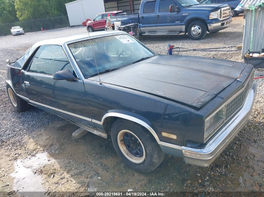 1986 Chevrolet El Camino VIN: 3GCCW80H5GS904784 Lot: 39219681