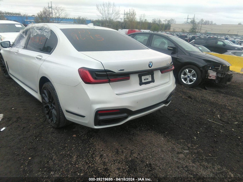 2021 BMW 750I xDrive VIN: WBA7U2C01MCE88387 Lot: 39219695