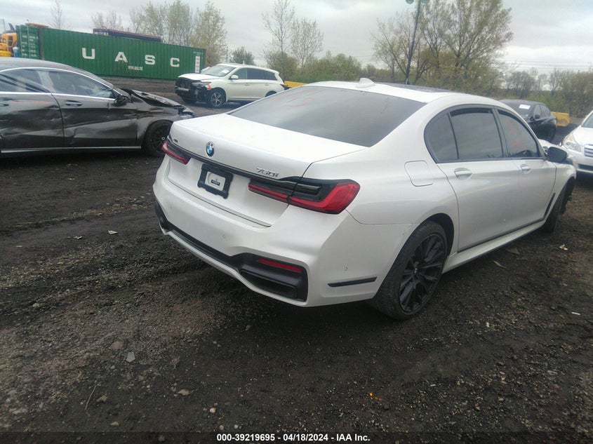 2021 BMW 750I xDrive VIN: WBA7U2C01MCE88387 Lot: 39219695