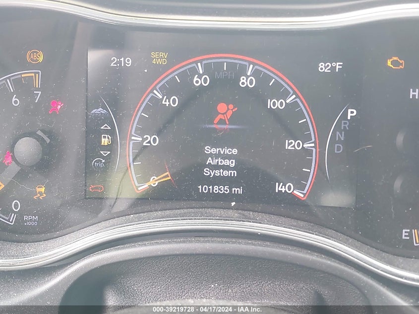 VIN 1C4RJFLG9HC842958 2017 JEEP GRAND CHEROKEE TRAILHAWK 4X4