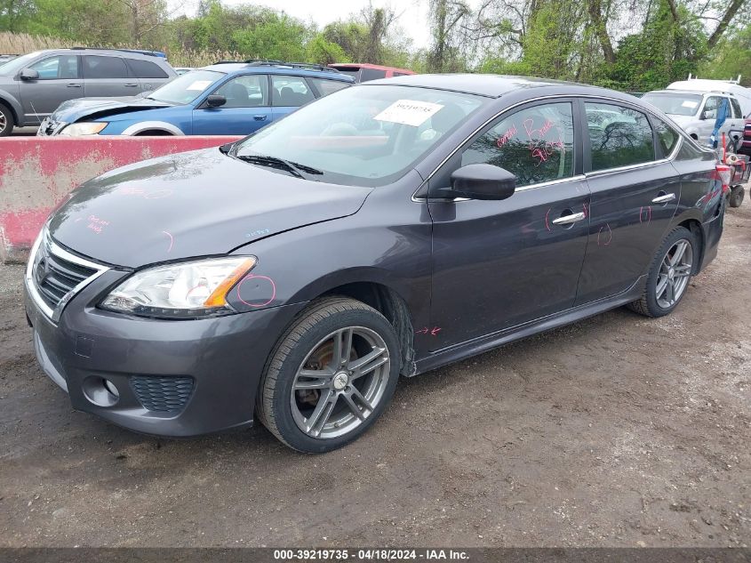 2014 Nissan Sentra Sr VIN: 3N1AB7APXEY268752 Lot: 39219735