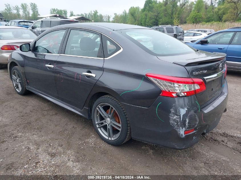 2014 Nissan Sentra Sr VIN: 3N1AB7APXEY268752 Lot: 39219735