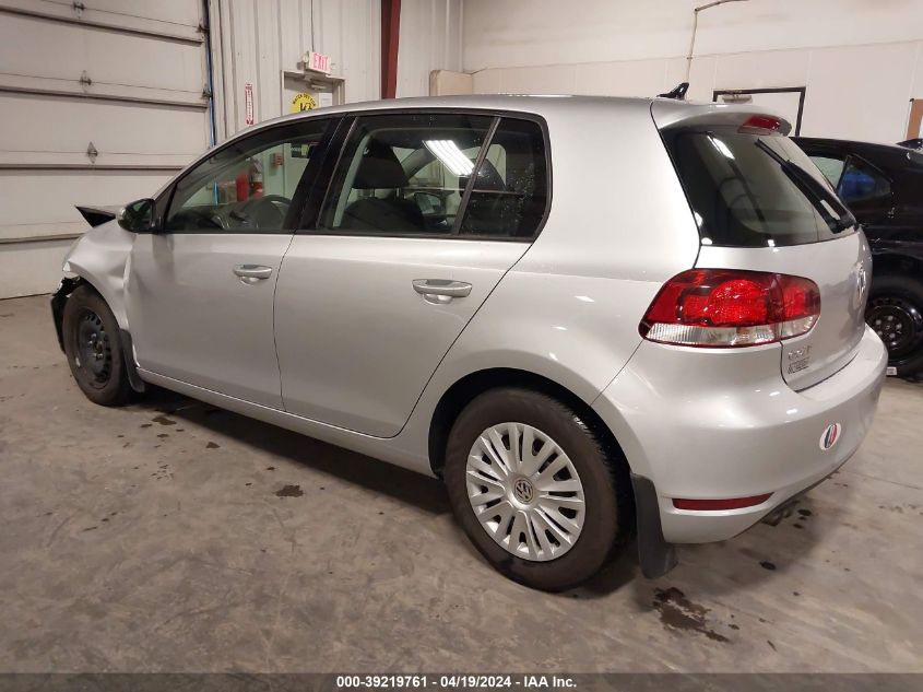 2014 Volkswagen Golf 2.5L VIN: WVWDB7AJXEW008574 Lot: 39219761