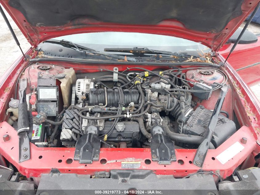 2003 Chevrolet Monte Carlo Ss VIN: 2G1WX12K239219085 Lot: 39219773