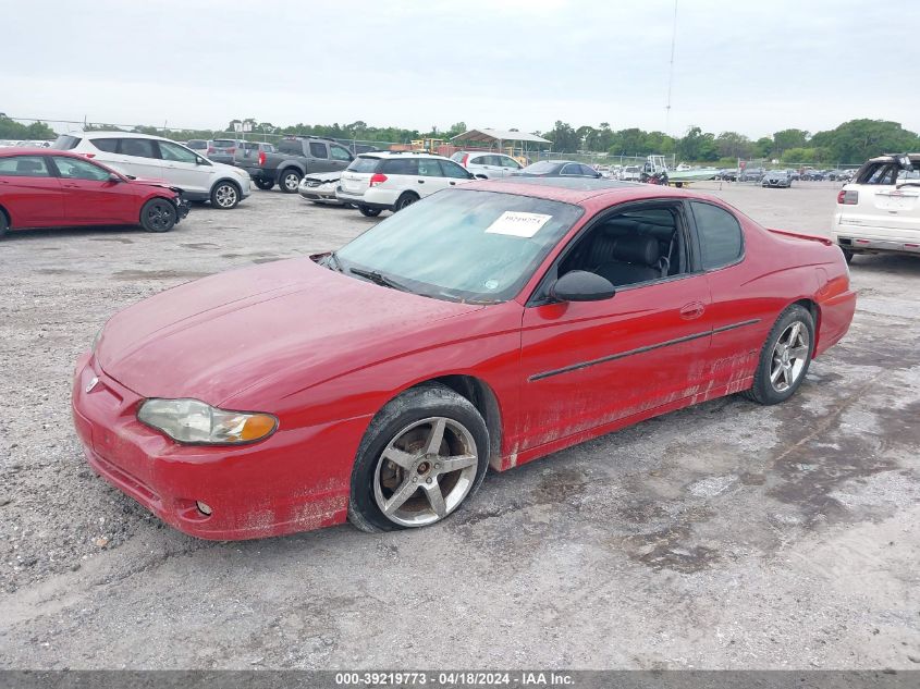 2G1WX12K239219085 | 2003 CHEVROLET MONTE CARLO