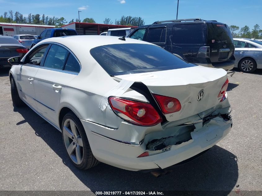 2011 Volkswagen Cc Lux Plus VIN: WVWHN7AN9BE704744 Lot: 39219777