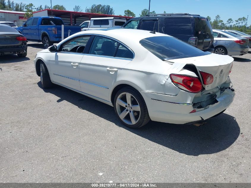 2011 Volkswagen Cc Lux Plus VIN: WVWHN7AN9BE704744 Lot: 39219777