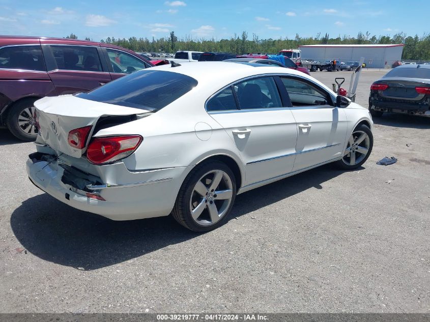 2011 Volkswagen Cc Lux Plus VIN: WVWHN7AN9BE704744 Lot: 39219777