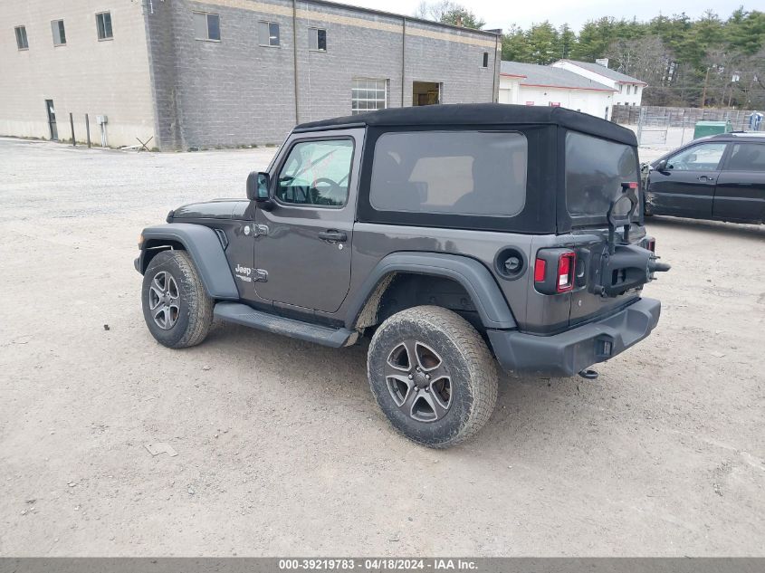 2018 Jeep Wrangler Sport S 4X4 VIN: 1C4GJXANXJW247264 Lot: 39219783