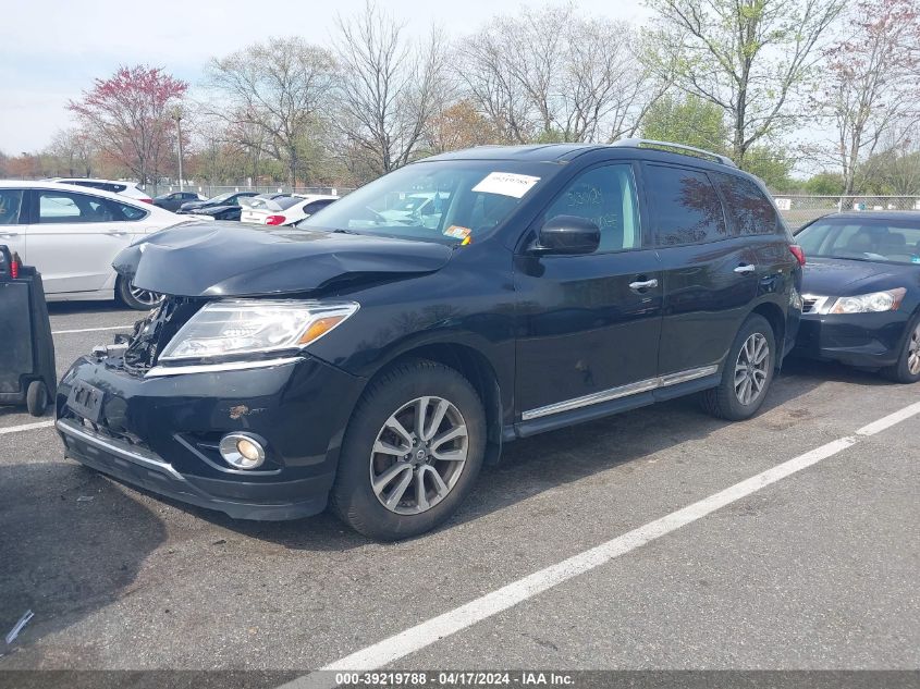 2013 Nissan Pathfinder Sl VIN: 5N1AR2MM3DC681905 Lot: 39219788