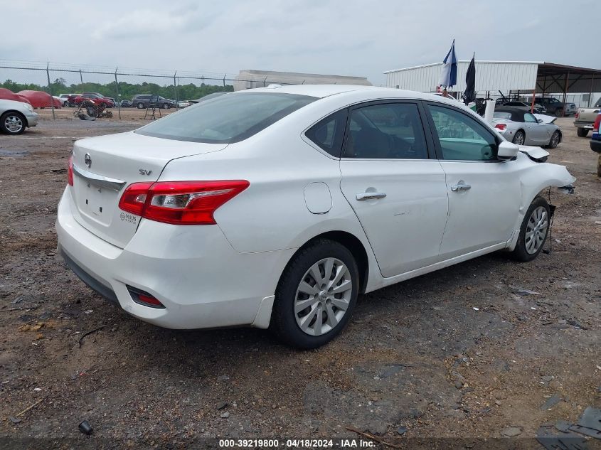 2016 Nissan Sentra Sv VIN: 3N1AB7AP7GY212688 Lot: 39219800