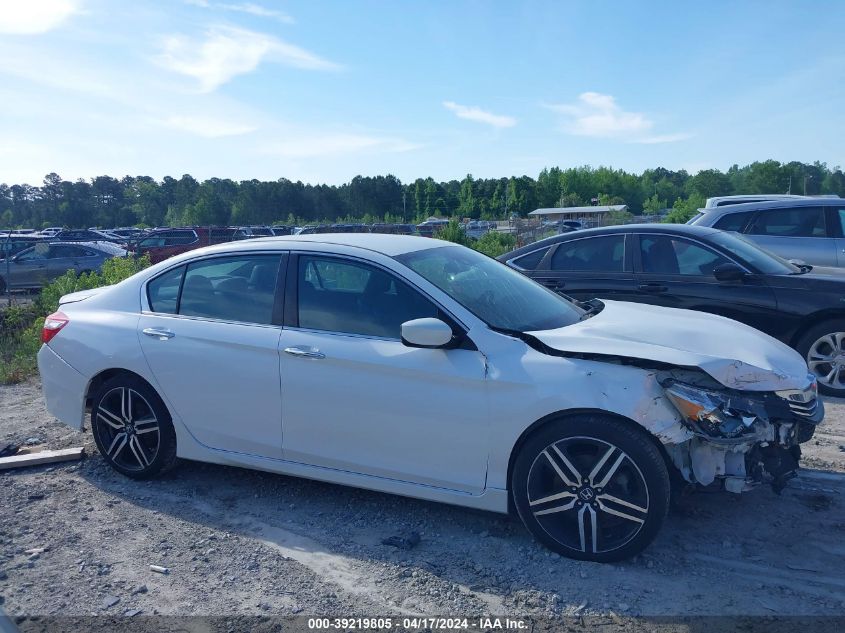 1HGCR2F66GA124502 | 2016 HONDA ACCORD