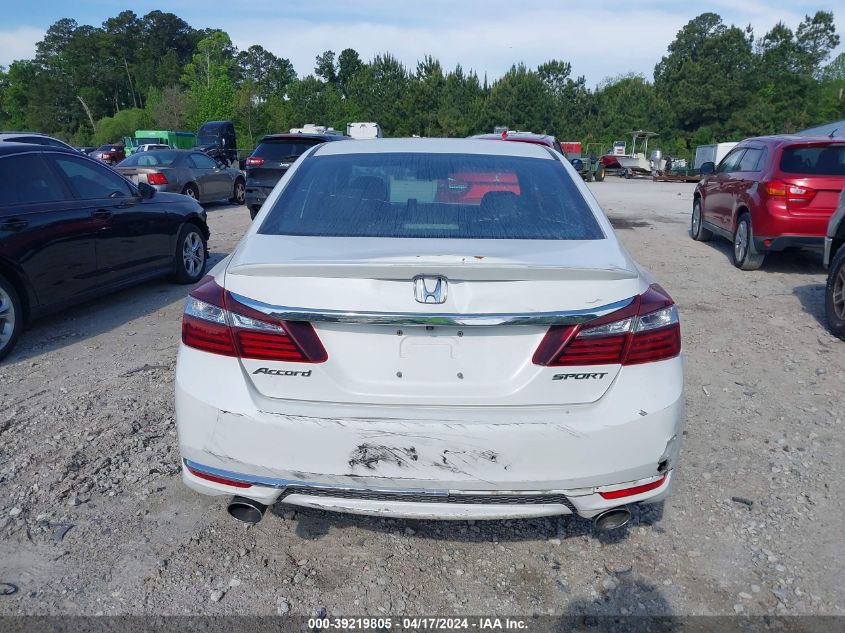 1HGCR2F66GA124502 | 2016 HONDA ACCORD