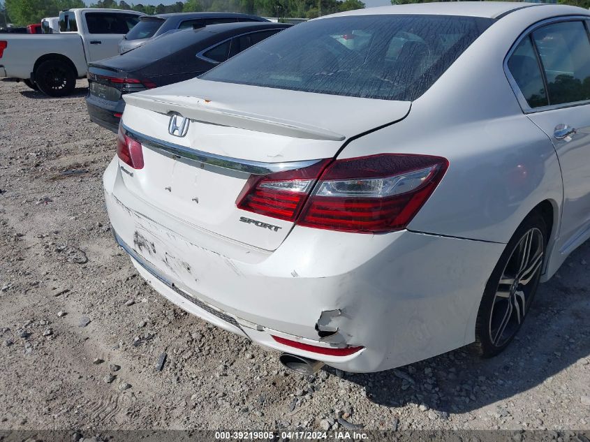 1HGCR2F66GA124502 | 2016 HONDA ACCORD