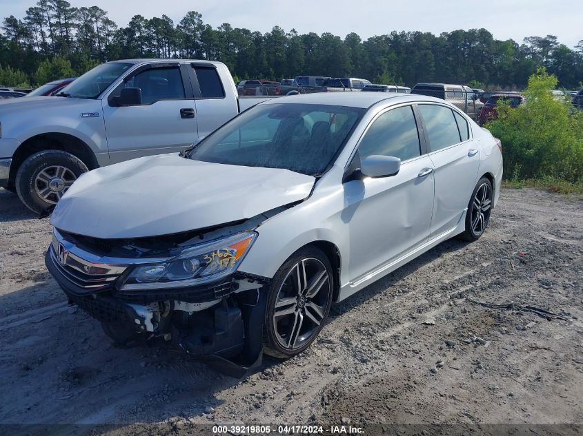 1HGCR2F66GA124502 | 2016 HONDA ACCORD