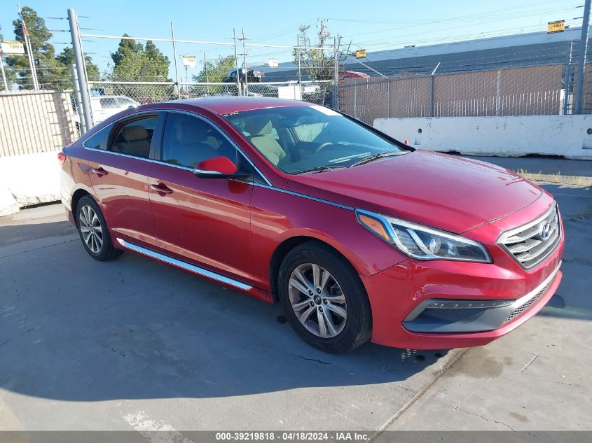 2016 Hyundai Sonata Sport VIN: 5NPE34AF9GH324309 Lot: 39219818