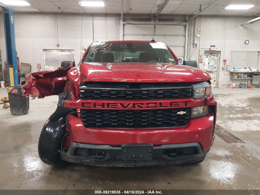 2022 Chevrolet Silverado 1500 Ltd 4Wd Short Bed Custom VIN: 1GCPYBEK0NZ229777 Lot: 39219835