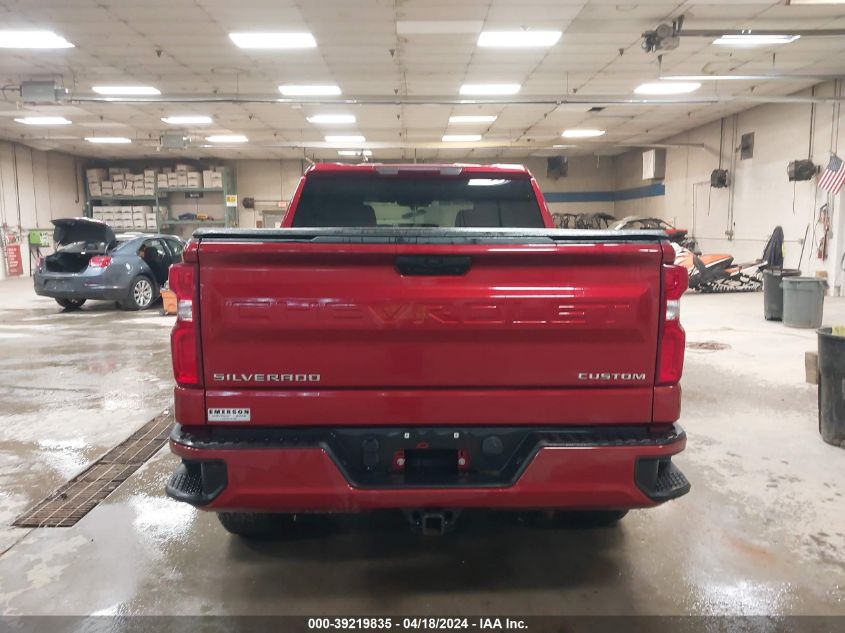 2022 Chevrolet Silverado 1500 Ltd 4Wd Short Bed Custom VIN: 1GCPYBEK0NZ229777 Lot: 39219835