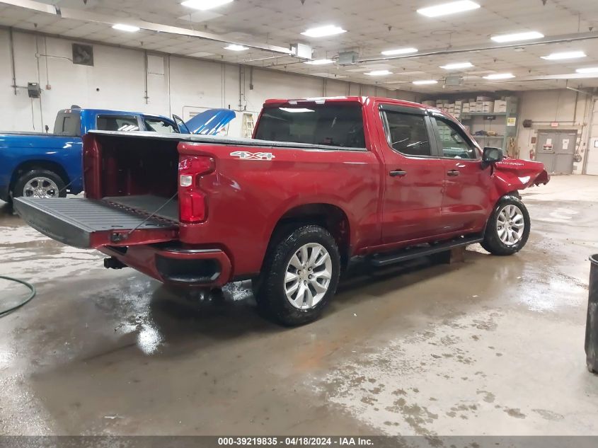 2022 Chevrolet Silverado 1500 Ltd 4Wd Short Bed Custom VIN: 1GCPYBEK0NZ229777 Lot: 39219835