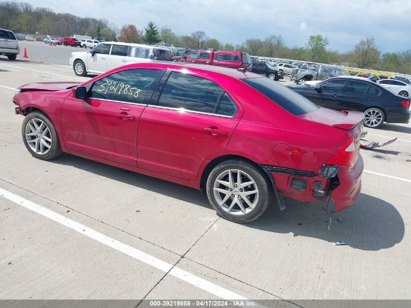 2012 Ford Fusion Sel VIN: 3FAHP0JA0CR209867 Lot: 39219858