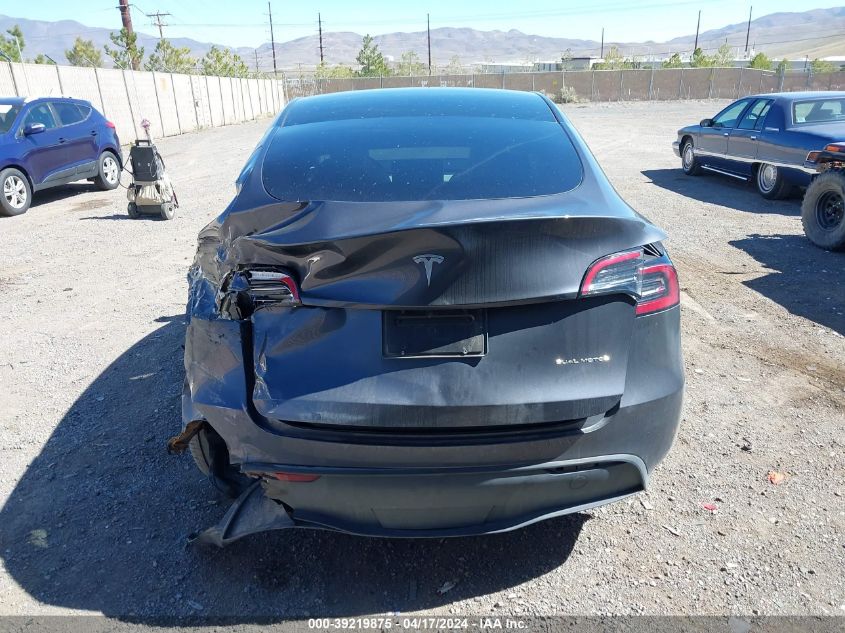 2023 Tesla Model Y Awd/Long Range Dual Motor All-Wheel Drive VIN: 7SAYGDEE4PF919024 Lot: 39219875