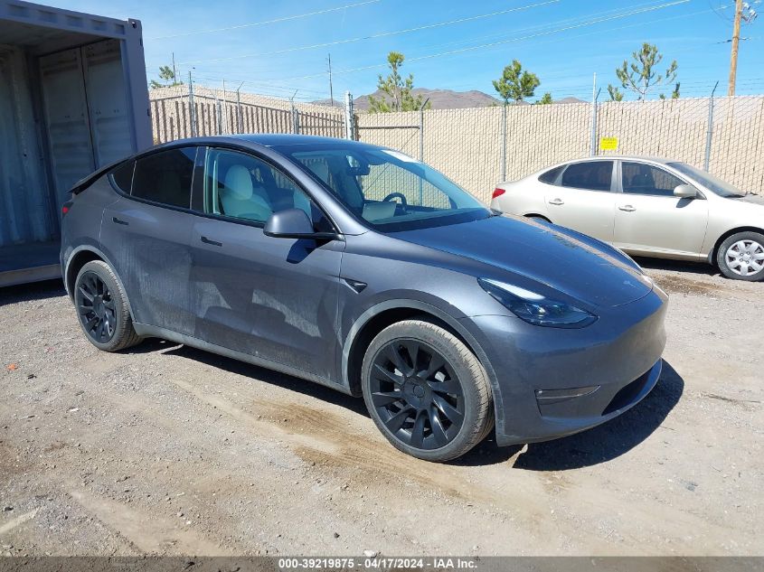 2023 Tesla Model Y Awd/Long Range Dual Motor All-Wheel Drive VIN: 7SAYGDEE4PF919024 Lot: 39219875