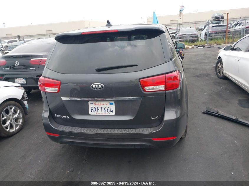 2018 Kia Sedona Lx VIN: KNDMB5C12J6374766 Lot: 39219899