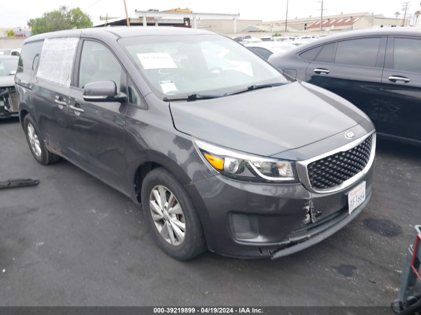 2018 Kia Sedona Lx VIN: KNDMB5C12J6374766 Lot: 39219899