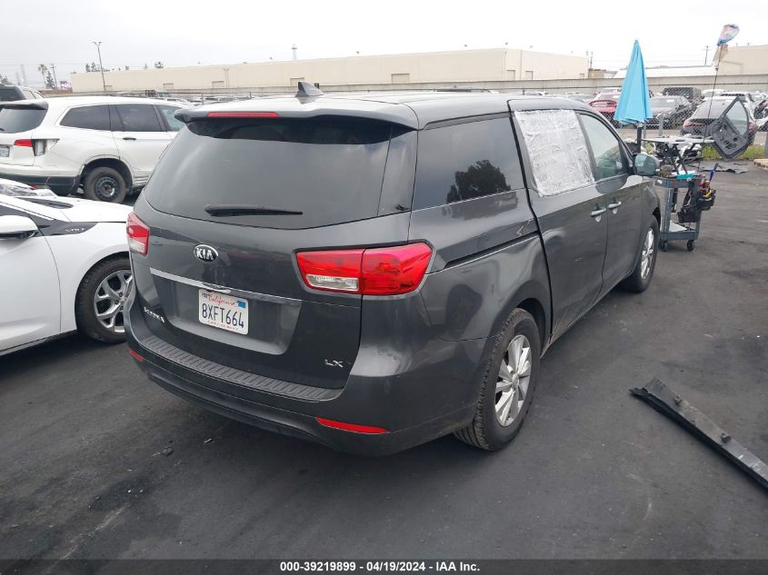 2018 Kia Sedona Lx VIN: KNDMB5C12J6374766 Lot: 39219899