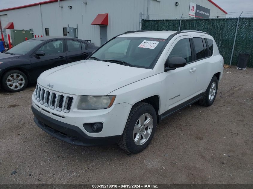 2014 Jeep Compass Sport VIN: 1C4NJCBA2ED504396 Lot: 39219918