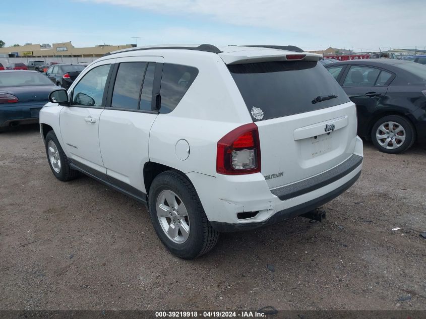 2014 Jeep Compass Sport VIN: 1C4NJCBA2ED504396 Lot: 39219918