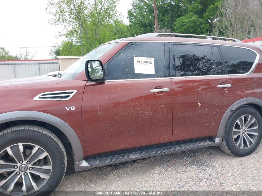 2018 Nissan Armada Sl VIN: JN8AY2ND0J9059622 Lot: 39219948