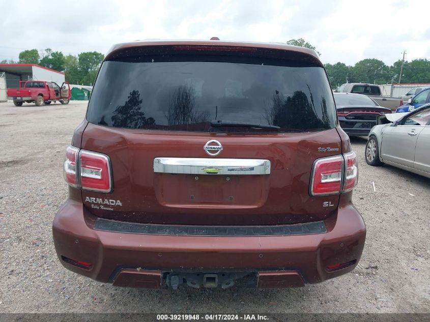 2018 Nissan Armada Sl VIN: JN8AY2ND0J9059622 Lot: 39219948