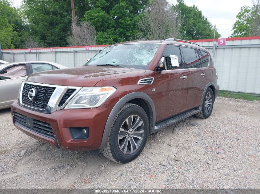 2018 Nissan Armada Sl VIN: JN8AY2ND0J9059622 Lot: 39219948