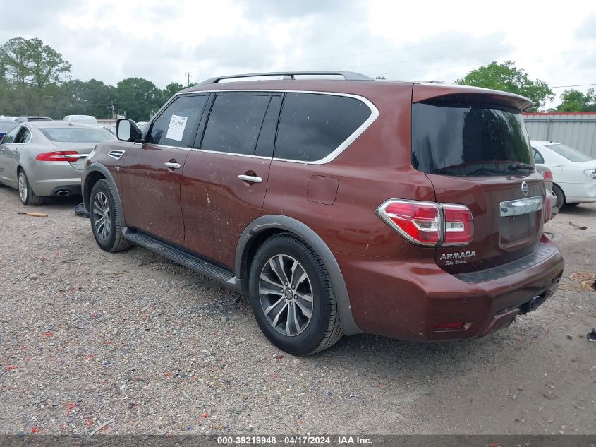 2018 Nissan Armada Sl VIN: JN8AY2ND0J9059622 Lot: 39219948