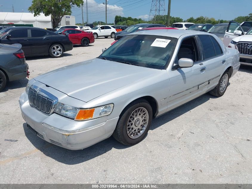 2000 Mercury Grand Marquis Gs VIN: 2MEFM74W4YX647230 Lot: 39219964