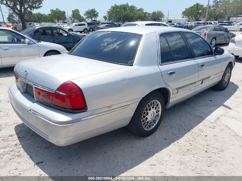 2000 Mercury Grand Marquis Gs VIN: 2MEFM74W4YX647230 Lot: 39219964