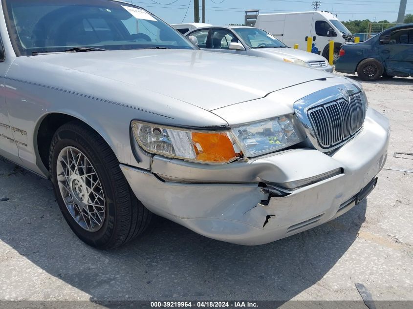 2000 Mercury Grand Marquis Gs VIN: 2MEFM74W4YX647230 Lot: 39219964