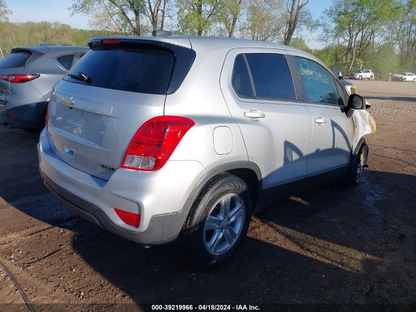 2019 Chevrolet Trax Ls VIN: 3GNCJKSB4KL286789 Lot: 39219966