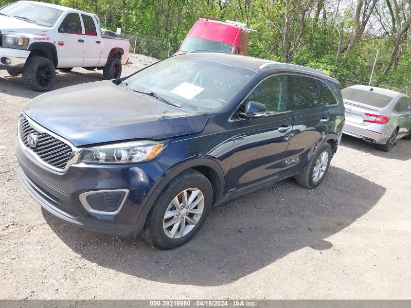 2016 Kia Sorento 2.4L Lx VIN: 5XYPGDA35GG060242 Lot: 39219980