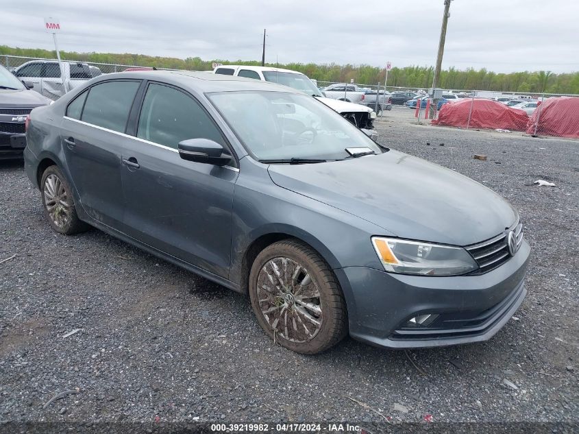 2015 Volkswagen Jetta 1.8T Se VIN: 3VWD17AJ2FM296950 Lot: 39219982