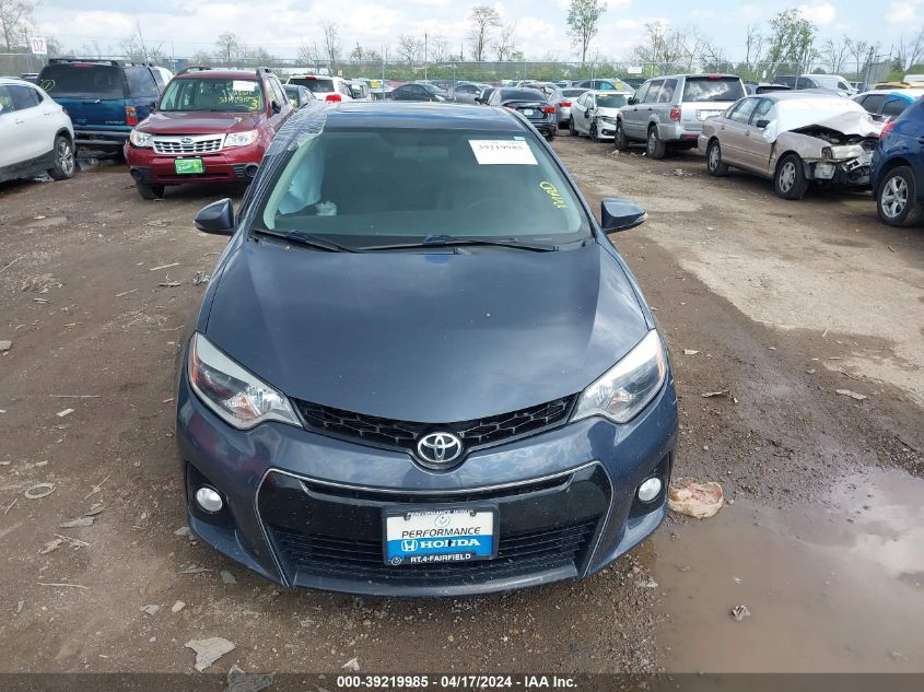 2016 Toyota Corolla S Plus VIN: 2T1BURHE8GC735102 Lot: 39219985