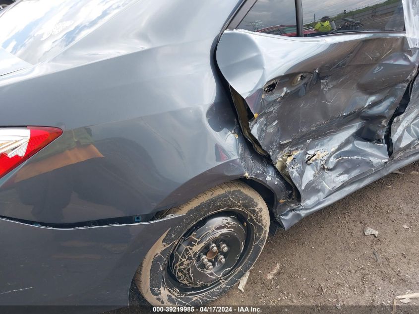 2016 Toyota Corolla S Plus VIN: 2T1BURHE8GC735102 Lot: 39219985