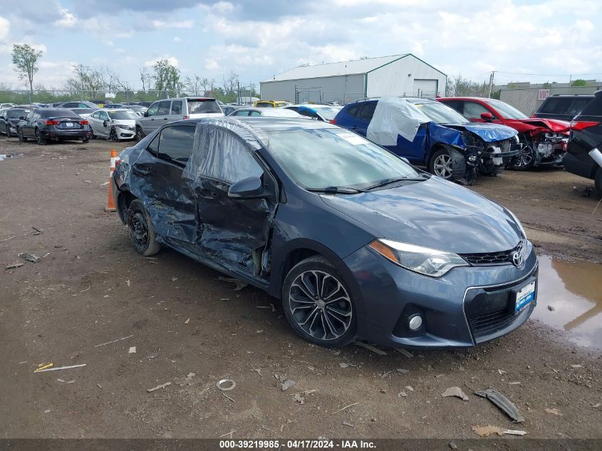 2016 Toyota Corolla S Plus VIN: 2T1BURHE8GC735102 Lot: 39219985