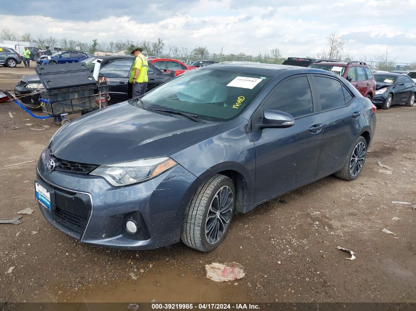 2016 Toyota Corolla S Plus VIN: 2T1BURHE8GC735102 Lot: 39219985