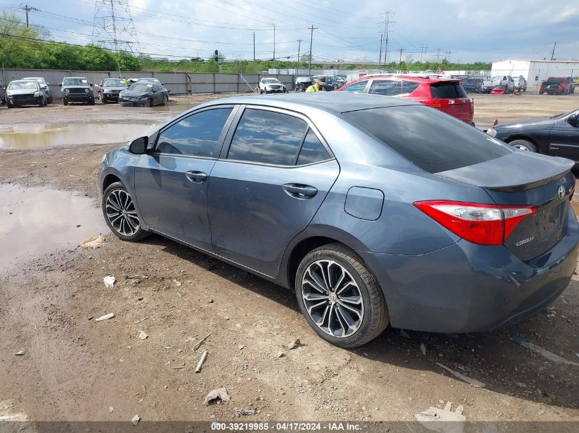 2016 Toyota Corolla S Plus VIN: 2T1BURHE8GC735102 Lot: 39219985