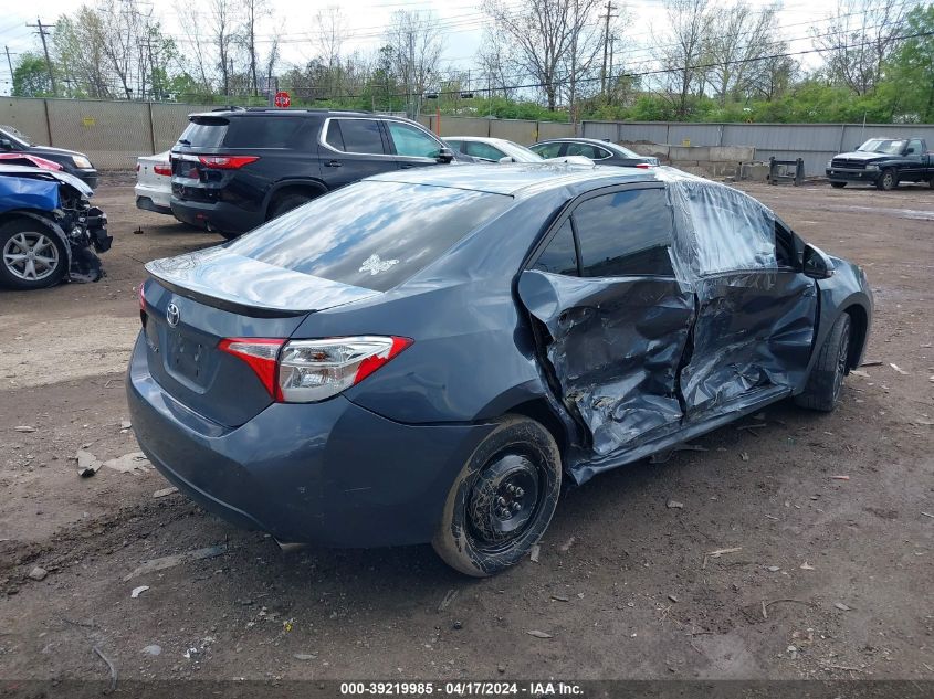 2016 Toyota Corolla S Plus VIN: 2T1BURHE8GC735102 Lot: 39219985