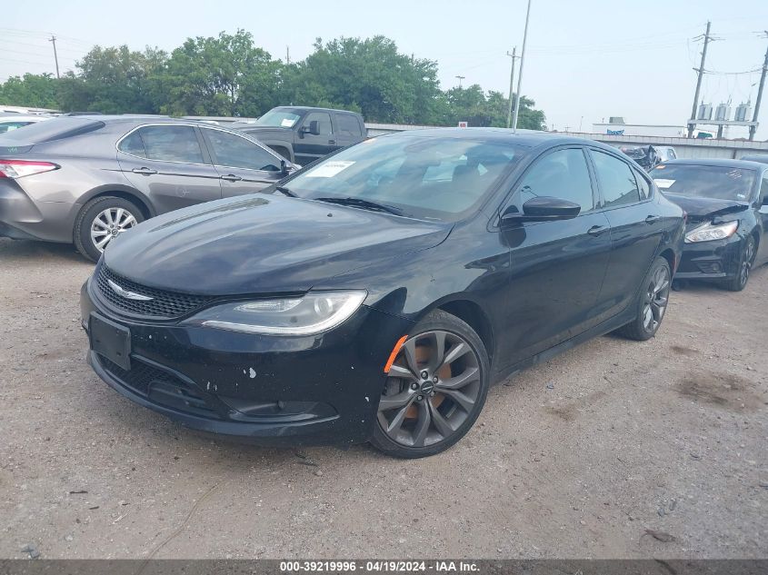 2015 Chrysler 200 S VIN: 1C3CCCBG0FN722133 Lot: 39219996