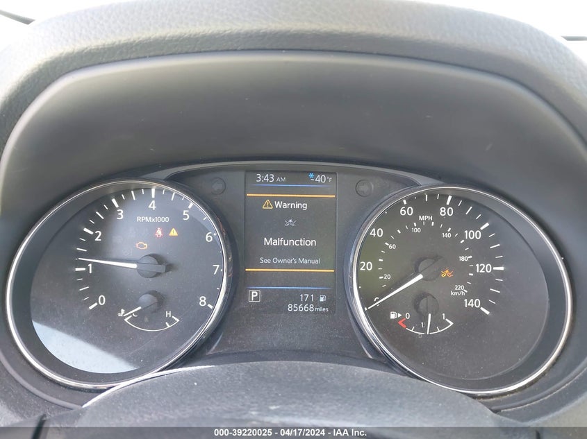 VIN KNMAT2MV4LP532599 2020 NISSAN ROGUE S/SV